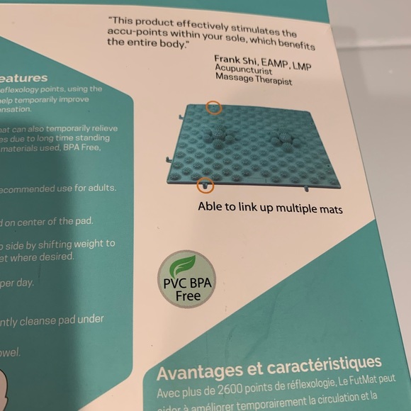 NWT just taken out to take pictures-  Lindo Foot Massage mat. - Picture 4 of 5